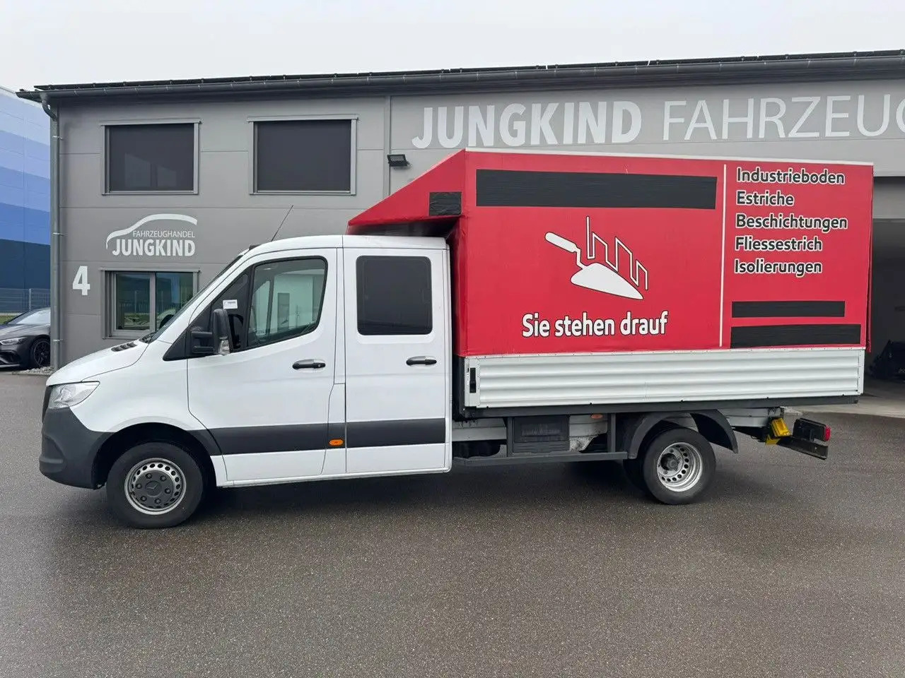 Mercedes-Benz Sprinter 516 CDI DoKa Maxi Lang AHK 3,5t Klima - Utilitaire rideaux coulissants (PLSC), Utilitaire double cabine: photos 1 Mercedes-Benz Sprinter 516 CDI DoKa Maxi Lang AHK 3,5t Klima - Utilitaire rideaux coulissants (PLSC), Utilitaire double cabine: photos 1