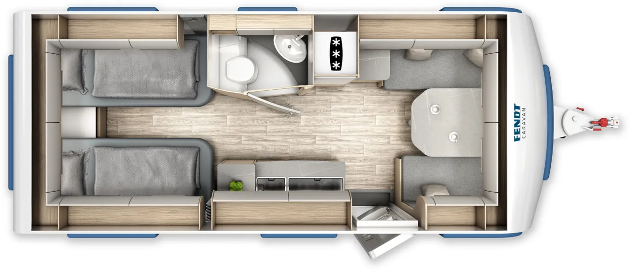 Fendt Bianco Activ 515 SGE Fahrzeug frei konfigurierbar - Caravane: photos 2 Fendt Bianco Activ 515 SGE Fahrzeug frei konfigurierbar - Caravane: photos 2