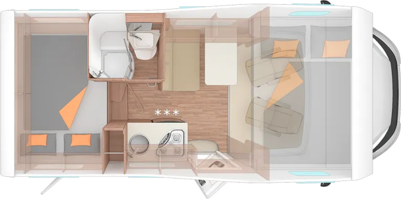 Weinsberg CaraHome 550 MG Aufbauklima., Markise, AHK - Camping-car capucine: photos 2 Weinsberg CaraHome 550 MG Aufbauklima., Markise, AHK - Camping-car capucine: photos 2