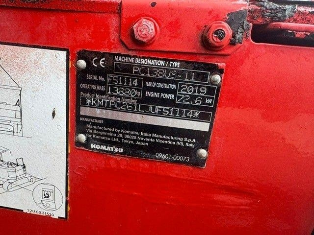 Komatsu 138US-11 - Pelle sur chenille: photos 5 Komatsu 138US-11 - Pelle sur chenille: photos 5