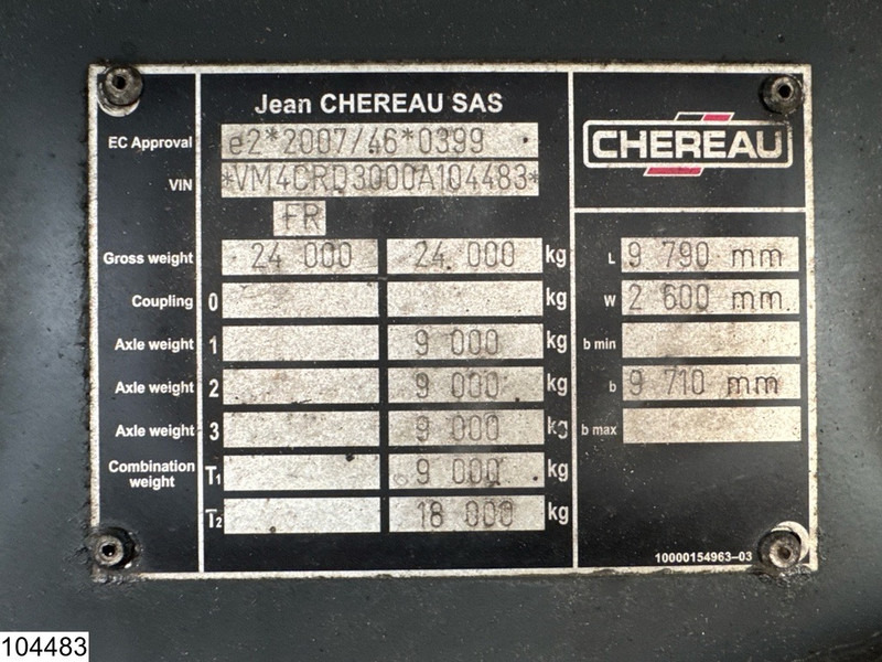 Chereau Autonoom Carrier Vector 1350 - Remorque frigorifique: photos 4 Chereau Autonoom Carrier Vector 1350 - Remorque frigorifique: photos 4