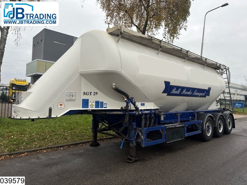 Feldbinder Silo 40.000 Liter, 3 Comp - Semi-remorque citerne: photos 1 Feldbinder Silo 40.000 Liter, 3 Comp - Semi-remorque citerne: photos 1