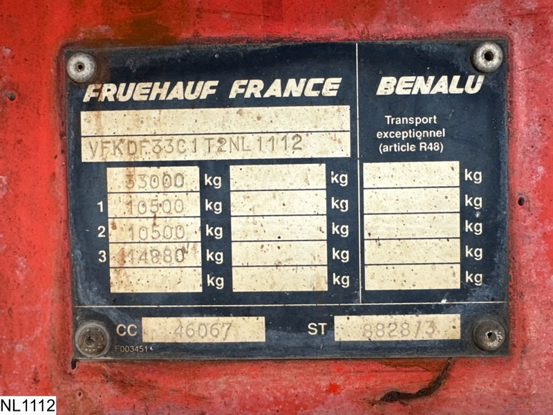 Fruehauf kipper Steel suspension, Drum brakes - Semi-remorque benne: photos 4 Fruehauf kipper Steel suspension, Drum brakes - Semi-remorque benne: photos 4