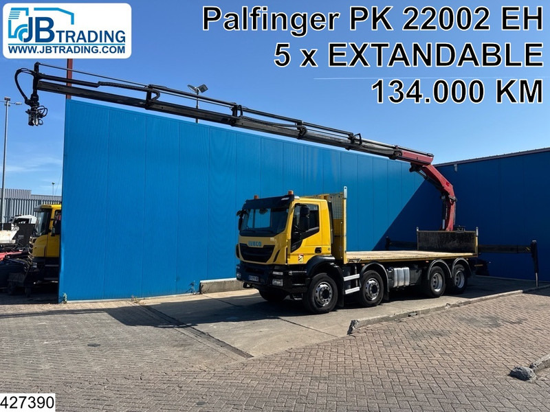 Iveco X-Way 480 8X4, EURO 6D, Retarder, Palfinger - Camion plateau, Camion grue: photos 1 Iveco X-Way 480 8X4, EURO 6D, Retarder, Palfinger - Camion plateau, Camion grue: photos 1