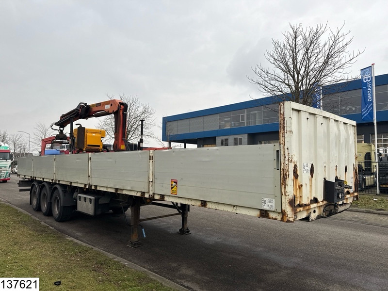 Lecitrailer open laadbak Palfinger PK15500, Remote - Semi-remorque plateau: photos 4 Lecitrailer open laadbak Palfinger PK15500, Remote - Semi-remorque plateau: photos 4