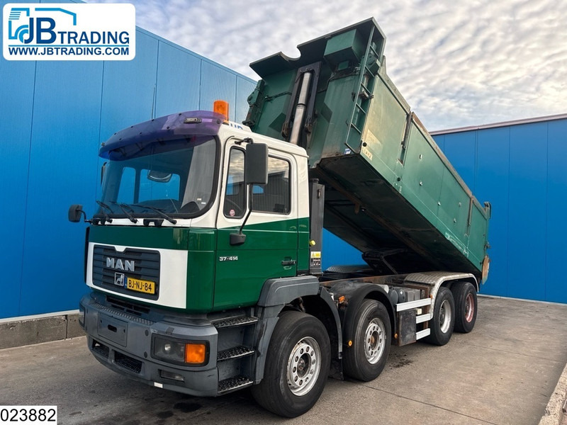 MAN 37 414 8x4, EURO 2, Manual, Leaf suspension - Camion benne: photos 1 MAN 37 414 8x4, EURO 2, Manual, Leaf suspension - Camion benne: photos 1