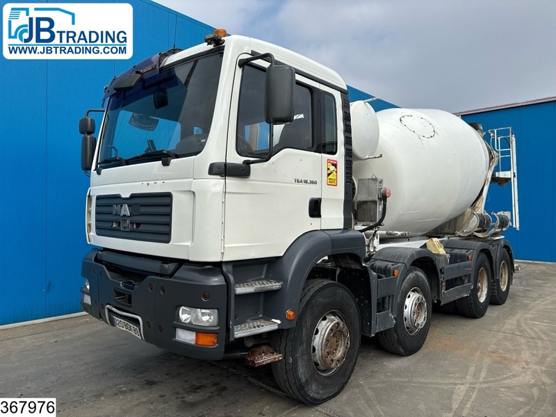 MAN TGA 32 360 8X4, Manual, Steel suspension, Stetter 9m3 - Camion malaxeur: photos 1 MAN TGA 32 360 8X4, Manual, Steel suspension, Stetter 9m3 - Camion malaxeur: photos 1