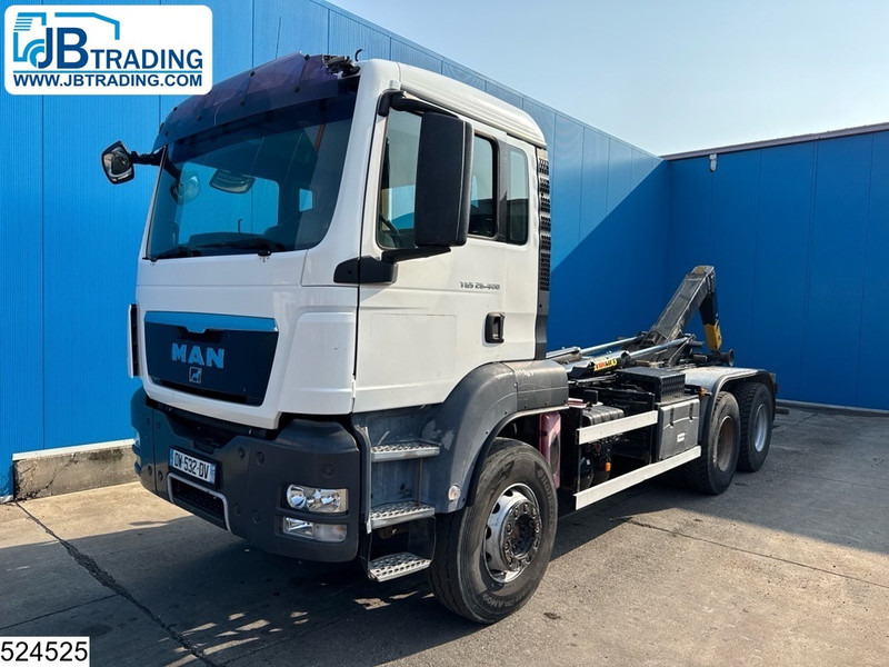 MAN TGS 26 400 6x4, EURO 4, HYVALIFT, Leaf suspension - Camion ampliroll: photos 1 MAN TGS 26 400 6x4, EURO 4, HYVALIFT, Leaf suspension - Camion ampliroll: photos 1