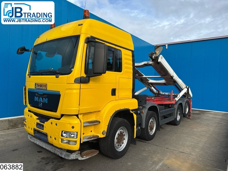 MAN TGS 34 480 8x2 / 8x4, EURO 5, Silosteller - Camion porte-conteneur/ Caisse mobile: photos 1 MAN TGS 34 480 8x2 / 8x4, EURO 5, Silosteller - Camion porte-conteneur/ Caisse mobile: photos 1