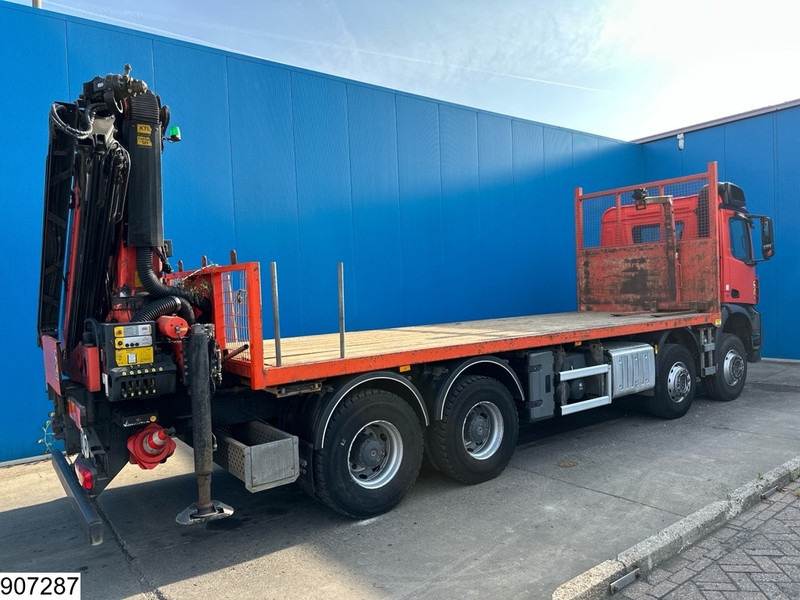 Mercedes-Benz Arocs 3240 8X4, EURO 6, Steel suspension, Palfinger - Camion plateau, Camion grue: photos 2 Mercedes-Benz Arocs 3240 8X4, EURO 6, Steel suspension, Palfinger - Camion plateau, Camion grue: photos 2