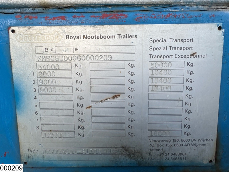 Nooteboom Lowbed 34.000Kg, Steering axle - Semi-remorque surbaissé: photos 5 Nooteboom Lowbed 34.000Kg, Steering axle - Semi-remorque surbaissé: photos 5