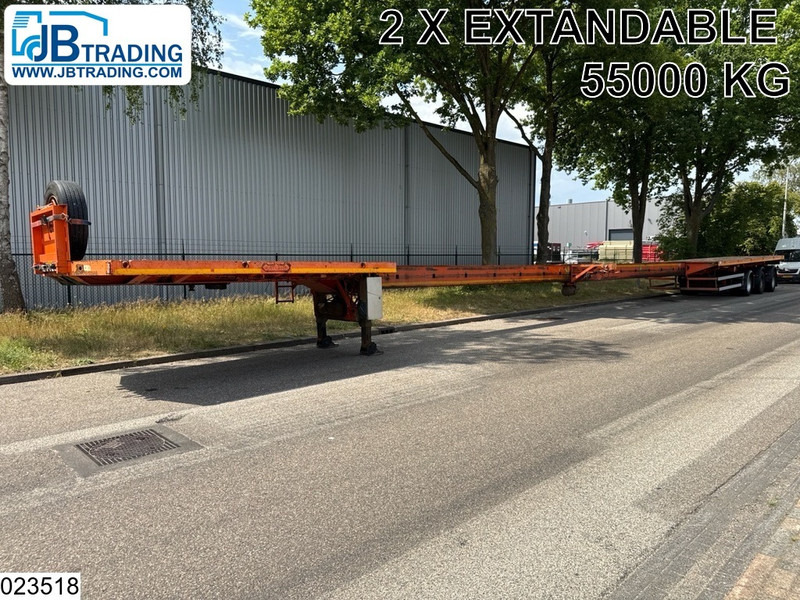 Nooteboom open laadbak 55000 KG, 28.95 m, 2 X Extandable - Semi-remorque plateau: photos 1 Nooteboom open laadbak 55000 KG, 28.95 m, 2 X Extandable - Semi-remorque plateau: photos 1