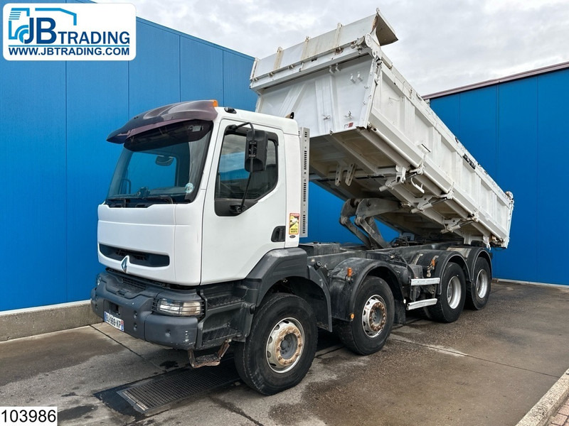 Renault Kerax 380 Dxi 8x4, Manual transmission, Steel spring suspension - Camion benne: photos 1 Renault Kerax 380 Dxi 8x4, Manual transmission, Steel spring suspension - Camion benne: photos 1