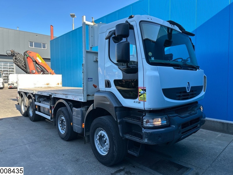 Renault Kerax 430 Dxi 8x4, EURO 5, Palfinger, Remote, Steel suspenion - Camion plateau, Camion grue: photos 3 Renault Kerax 430 Dxi 8x4, EURO 5, Palfinger, Remote, Steel suspenion - Camion plateau, Camion grue: photos 3