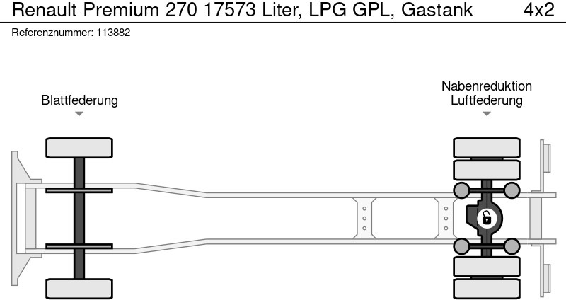 Camion citerne Renault Premium 270 17573 Liter, LPG GPL, Gastank: photos 15