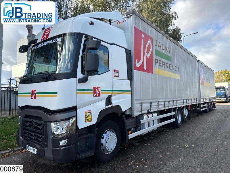 Camion à rideaux coulissants Renault T 480 6x2, EURO 6, Combi, Standairco: photos 1