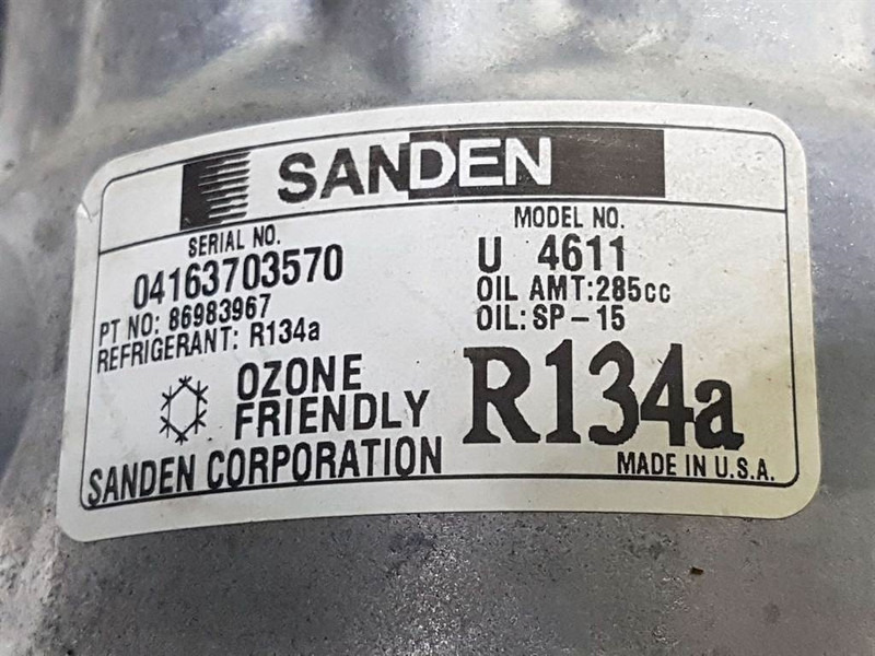 Case 621D-Sanden U4611-Compressor/Kompressor/Aircopomp - Moteur pour Engins de chantier: photos 4 Case 621D-Sanden U4611-Compressor/Kompressor/Aircopomp - Moteur pour Engins de chantier: photos 4