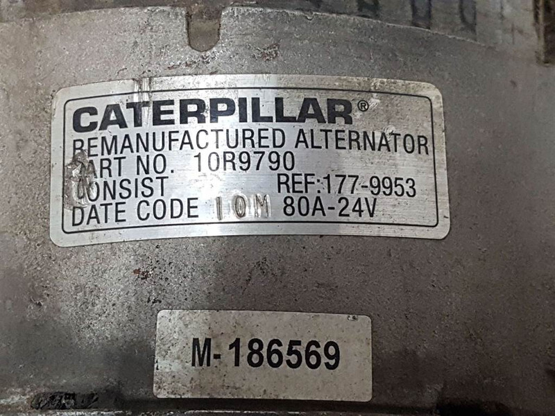 Moteur pour Engins de chantier Cat 177-9953-24V 80A-Alternator/Lichtmaschine/Dynamo: photos 6