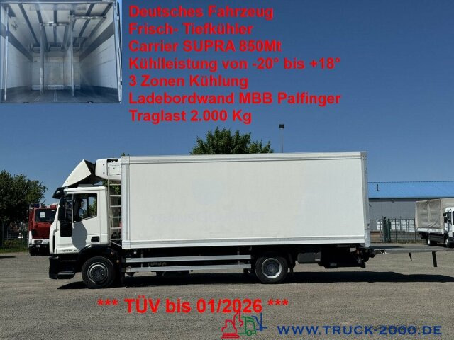 Iveco 120E22 Frisch- Tiefkühler Supra850MT 3Zonen +LBW - Camion frigorifique: photos 1 Iveco 120E22 Frisch- Tiefkühler Supra850MT 3Zonen +LBW - Camion frigorifique: photos 1