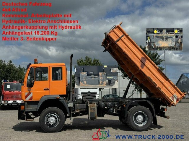 MAN LE 18.280 4x4 Winterdienst- Kommunalplatte + AHK - Camion benne: photos 1 MAN LE 18.280 4x4 Winterdienst- Kommunalplatte + AHK - Camion benne: photos 1