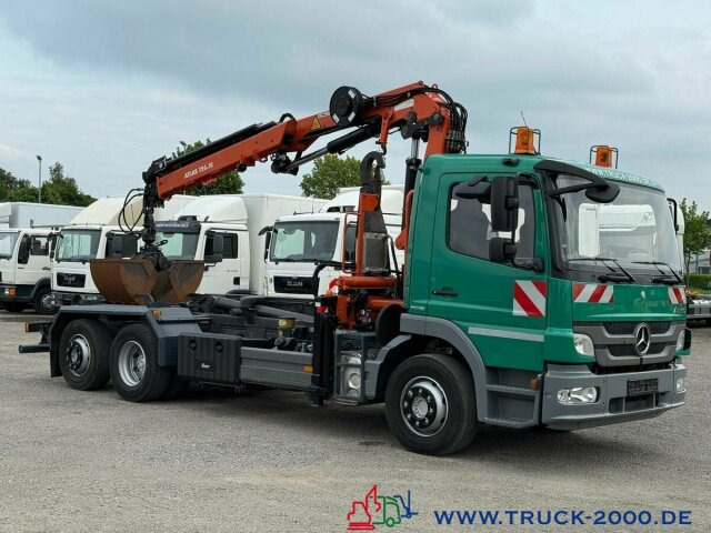 Camion ampliroll, Camion grue Mercedes-Benz 2024 Atlas Abroller Atlas Kran FB Nur77.937 KM: photos 10