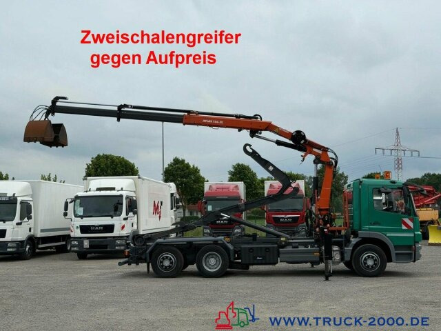 Camion ampliroll, Camion grue Mercedes-Benz 2024 Atlas Abroller Atlas Kran FB Nur77.937 KM: photos 8