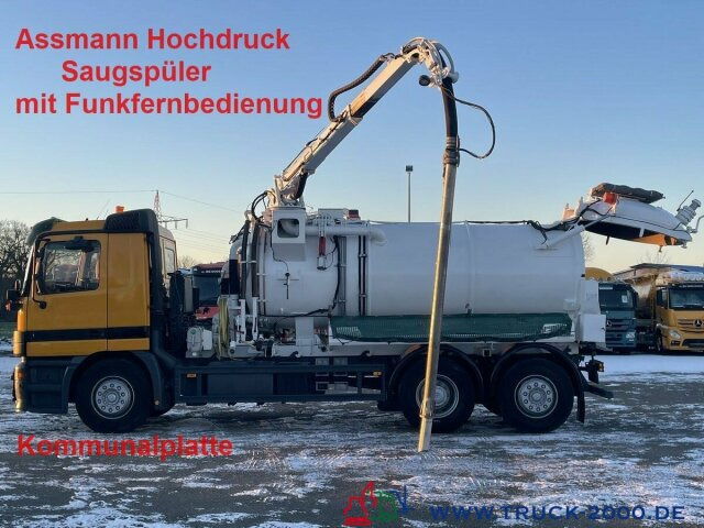 Mercedes-Benz 2631 Assmann Hochdruck Saugspüler 9000 l. Tank - Camion hydrocureur: photos 1 Mercedes-Benz 2631 Assmann Hochdruck Saugspüler 9000 l. Tank - Camion hydrocureur: photos 1