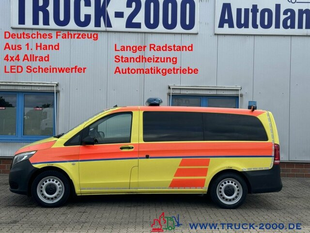 Mercedes-Benz Vito119 CDI 4x4 Notarzt Rettung Ambulance Klima - Ambulance: photos 1 Mercedes-Benz Vito119 CDI 4x4 Notarzt Rettung Ambulance Klima - Ambulance: photos 1