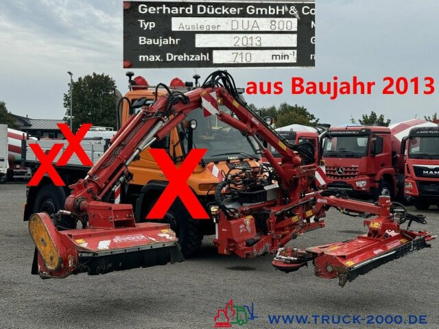 Unimog Dücker Mähkombination RSM Mäher Ausleger DUA800 - Epareuse: photos 1 Unimog Dücker Mähkombination RSM Mäher Ausleger DUA800 - Epareuse: photos 1