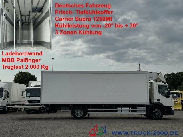 Volvo FE 18 280 3 Zonen Frisch- + Tiefkühler Carrier - Camion frigorifique: photos 1 Volvo FE 18 280 3 Zonen Frisch- + Tiefkühler Carrier - Camion frigorifique: photos 1