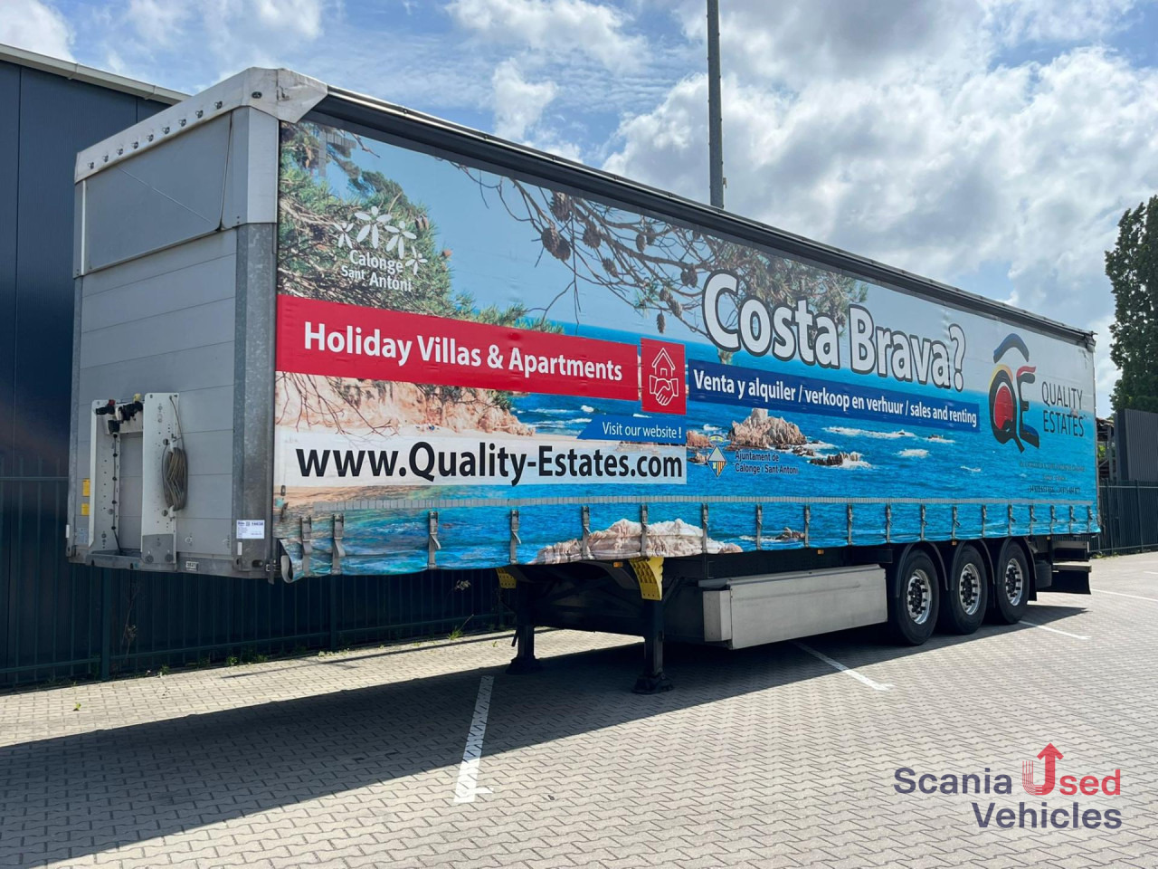SCHMITZ SCHMITZ CURTAINSIDER EDSCHA TILT 2 LIFT AXLES - Semi-remorque rideaux coulissants: photos 1 SCHMITZ SCHMITZ CURTAINSIDER EDSCHA TILT 2 LIFT AXLES - Semi-remorque rideaux coulissants: photos 1