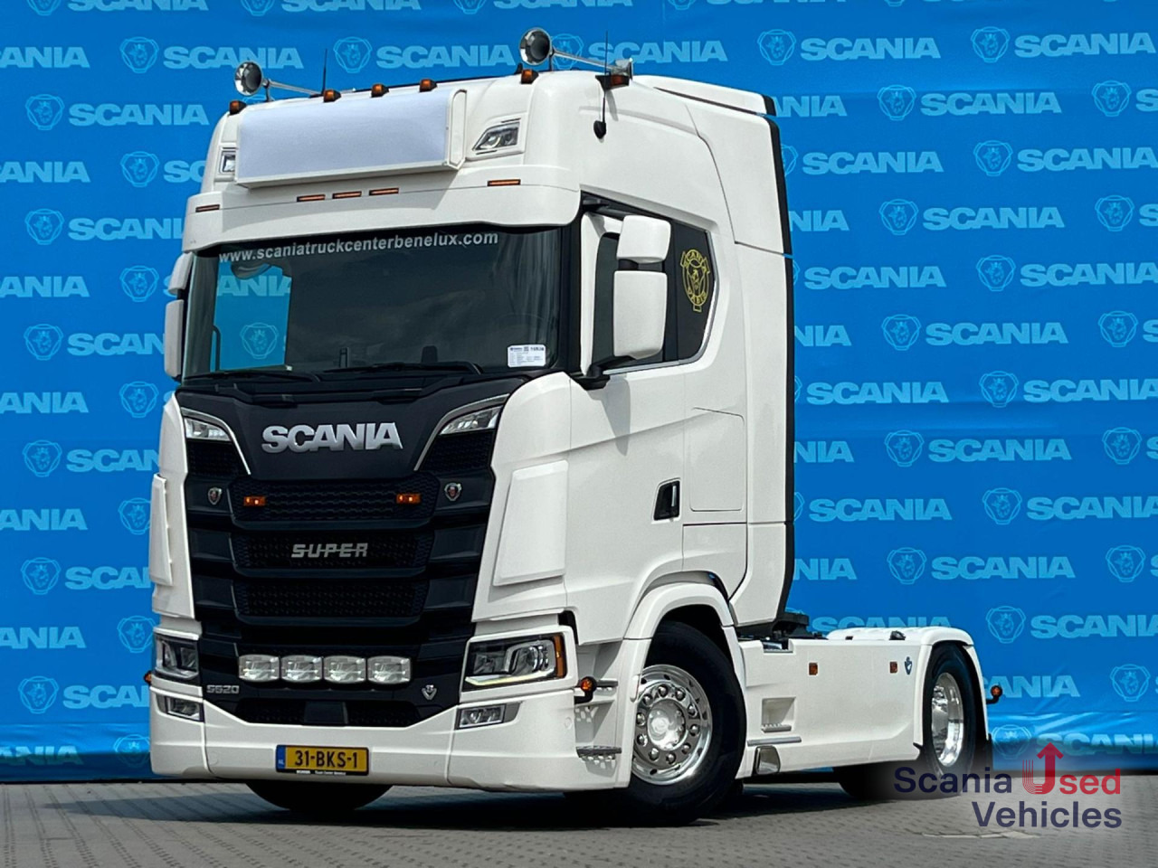 SCANIA S 520 A4x2NA V8 RETARDER P-AIRCO LED LEATHER - Tracteur routier: photos 1 SCANIA S 520 A4x2NA V8 RETARDER P-AIRCO LED LEATHER - Tracteur routier: photos 1