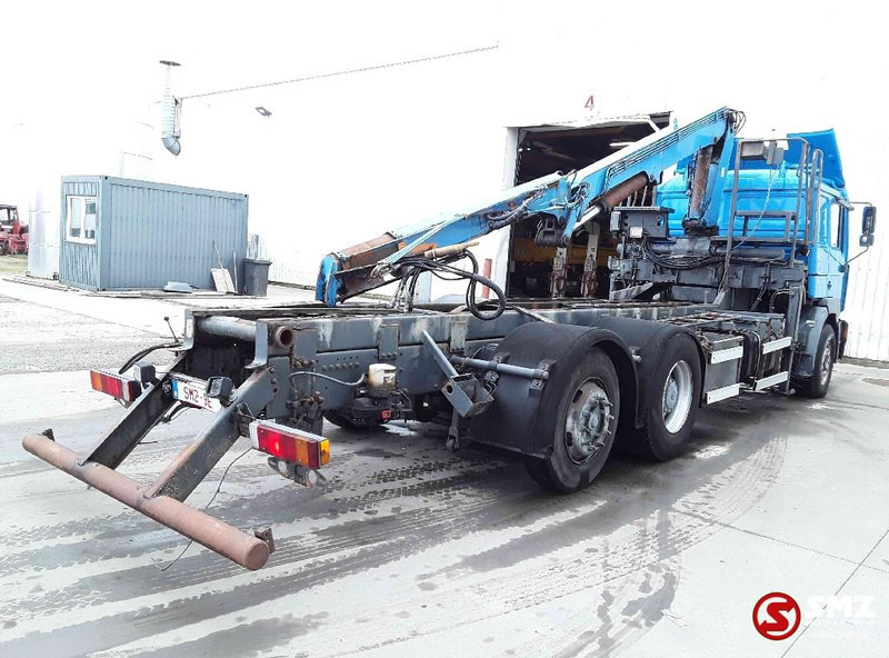 Camion plateau, Camion grue MAN 26.403 Atlas 140.1vA19: photos 8