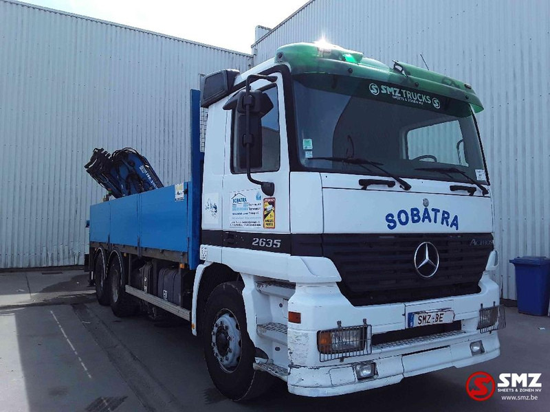 Mercedes-Benz Actros 2635 Atlas Ak190.2A5 - Camion plateau, Camion grue: photos 1 Mercedes-Benz Actros 2635 Atlas Ak190.2A5 - Camion plateau, Camion grue: photos 1