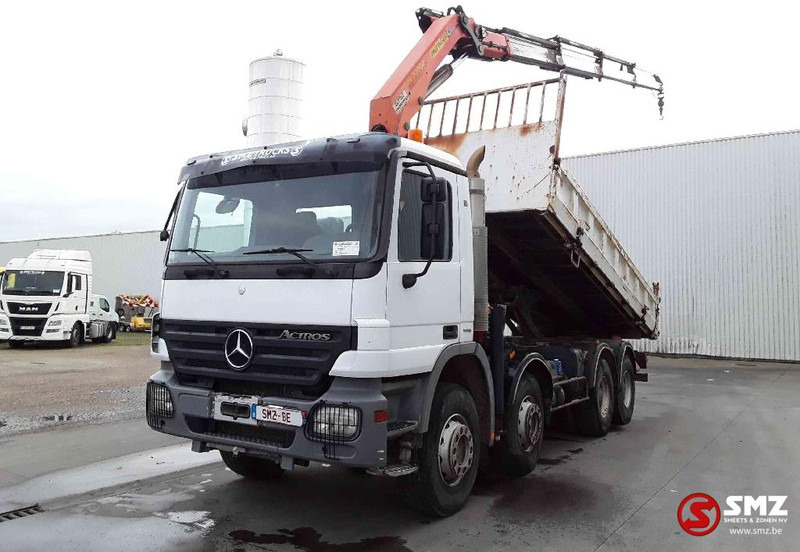 Mercedes-Benz Actros 4144 palfinber pk2002/4Ext remote - Camion benne, Camion grue: photos 3 Mercedes-Benz Actros 4144 palfinber pk2002/4Ext remote - Camion benne, Camion grue: photos 3