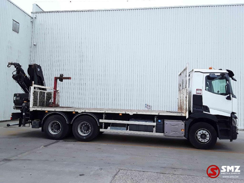 Renault C 380 hiab 188-3 remote - Camion plateau, Camion grue: photos 4 Renault C 380 hiab 188-3 remote - Camion plateau, Camion grue: photos 4