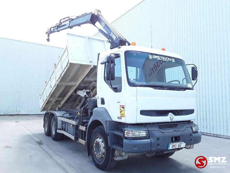 Renault Kerax 370 Hiab 144B-2 - Camion benne, Camion grue: photos 1 Renault Kerax 370 Hiab 144B-2 - Camion benne, Camion grue: photos 1