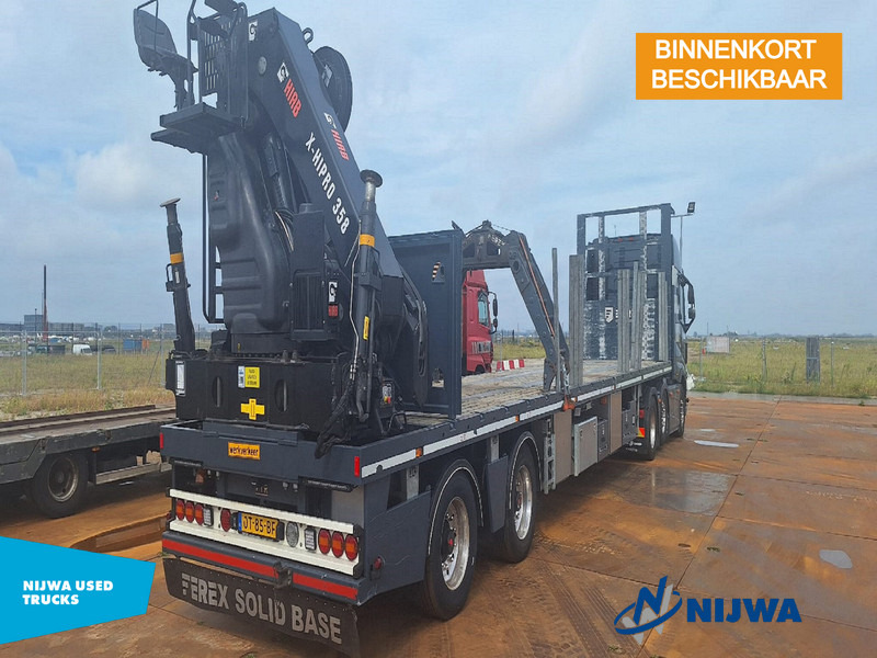Vlastuin Hiab X-HIPRO 358 36T/M + 120 KwH accupakketen AVAILABLE FROM WEEK 44 - Semi-remorque plateau: photos 3 Vlastuin Hiab X-HIPRO 358 36T/M + 120 KwH accupakketen AVAILABLE FROM WEEK 44 - Semi-remorque plateau: photos 3
