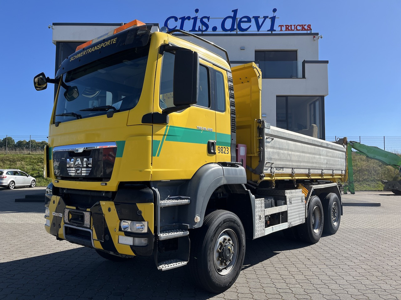MAN TGS 28.480 6x4 4x4 Dreiseitenkipper Allrad Liftachse - Camion benne: photos 1 MAN TGS 28.480 6x4 4x4 Dreiseitenkipper Allrad Liftachse - Camion benne: photos 1