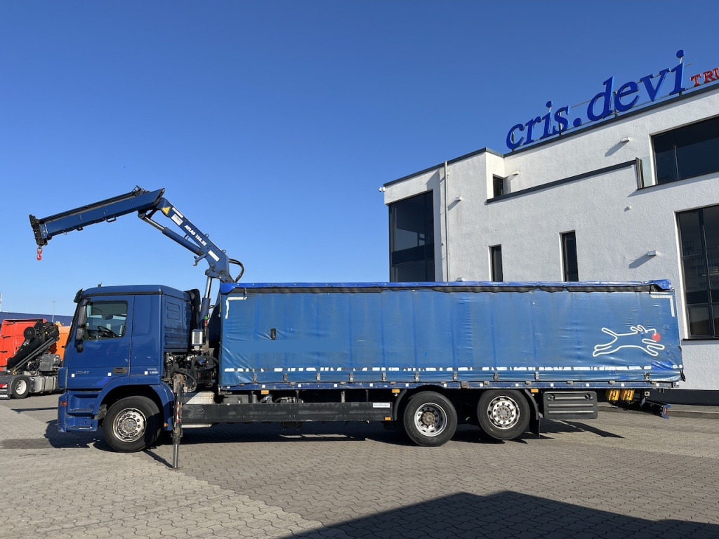 Mercedes-Benz 2541 6x2 Atlas 135.2E Pritsche 8,20 m Ausziehbar - Camion à rideaux coulissants, Camion grue: photos 5 Mercedes-Benz 2541 6x2 Atlas 135.2E Pritsche 8,20 m Ausziehbar - Camion à rideaux coulissants, Camion grue: photos 5