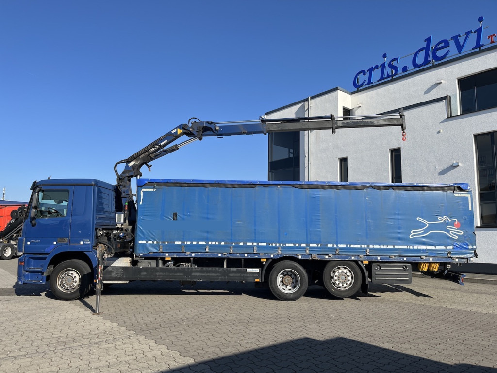 Mercedes-Benz 2541 6x2 Atlas 135.2E Pritsche 8,20 m Ausziehbar - Camion à rideaux coulissants, Camion grue: photos 4 Mercedes-Benz 2541 6x2 Atlas 135.2E Pritsche 8,20 m Ausziehbar - Camion à rideaux coulissants, Camion grue: photos 4