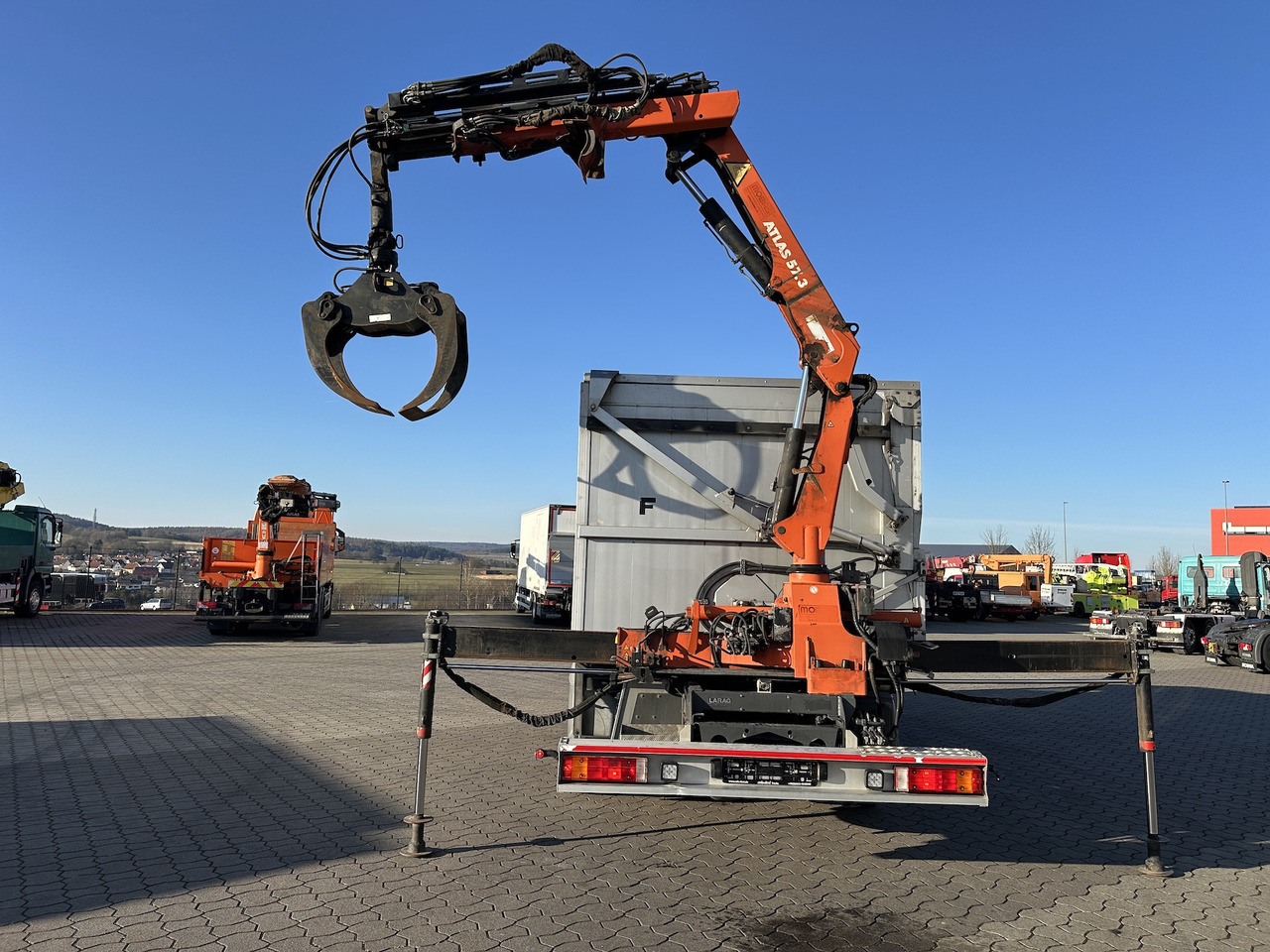 Mercedes-Benz Atego 1529 4x2 Atlas 57.3-A2 Kadaverkipper - Camion benne, Camion grue: photos 3 Mercedes-Benz Atego 1529 4x2 Atlas 57.3-A2 Kadaverkipper - Camion benne, Camion grue: photos 3