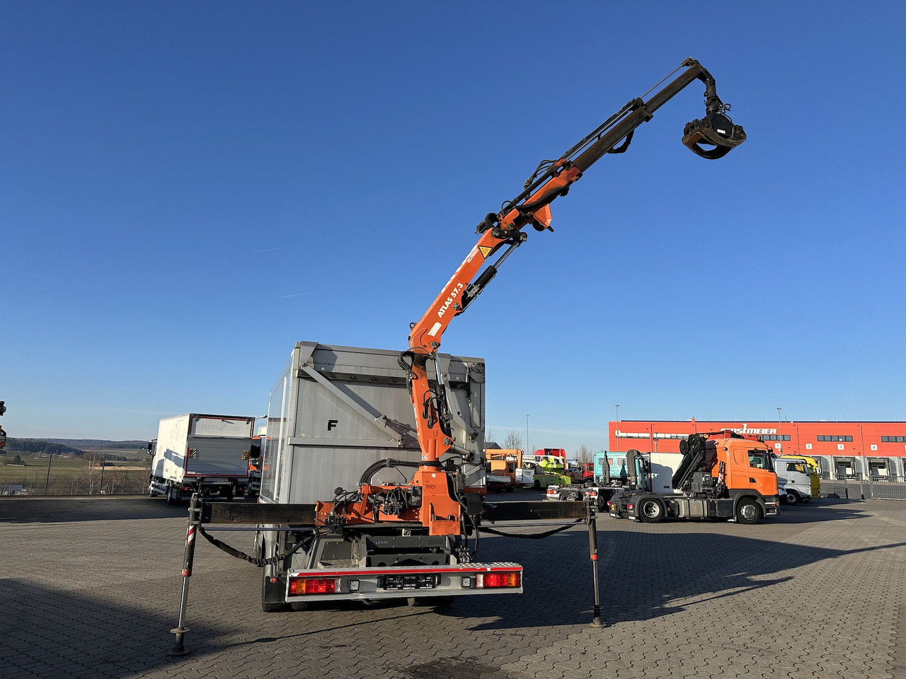 Mercedes-Benz Atego 1529 4x2 Atlas 57.3-A2 Kadaverkipper - Camion grue, Camion benne: photos 4 Mercedes-Benz Atego 1529 4x2 Atlas 57.3-A2 Kadaverkipper - Camion grue, Camion benne: photos 4