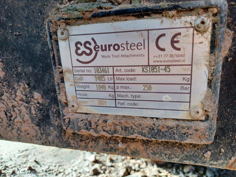 Eurosteel Inclining bucket - Godet pour Engins de chantier: photos 3 Eurosteel Inclining bucket - Godet pour Engins de chantier: photos 3