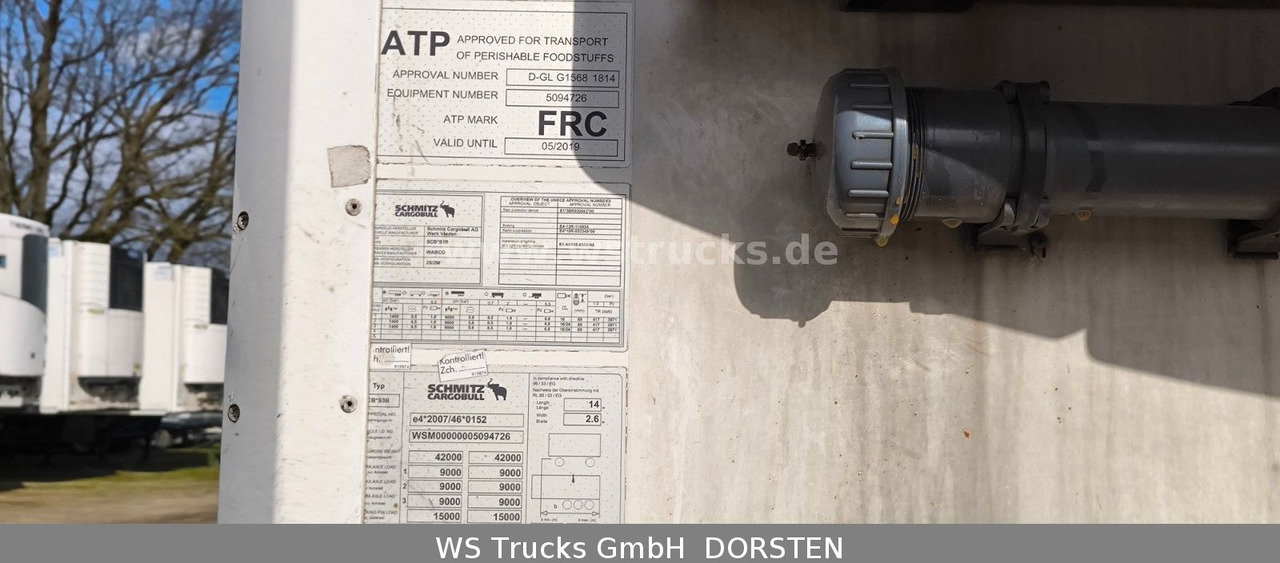 Semi-remorque fourgon Schmitz Cargobull SKO 24 Kühlauflieger Vector 1550 Strom/Diesel: photos 7