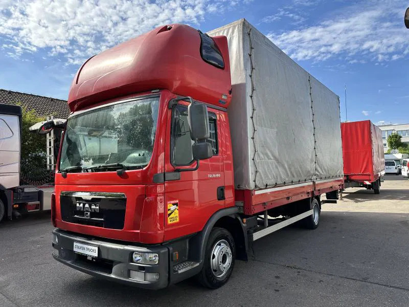 MAN TGL 8.180 FBL Plane langes Haus Topsleeper Klima - Utilitaire rideaux coulissants (PLSC): photos 1 MAN TGL 8.180 FBL Plane langes Haus Topsleeper Klima - Utilitaire rideaux coulissants (PLSC): photos 1