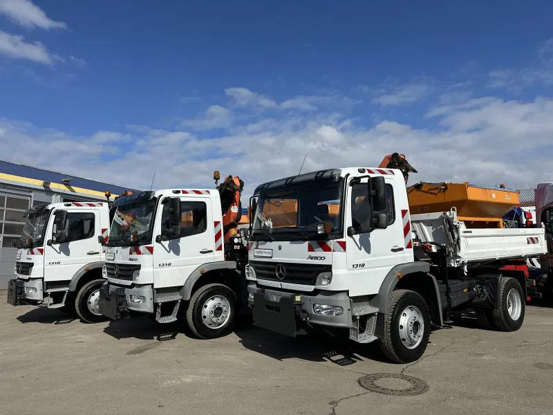 Mercedes-Benz Atego 1318 5 x AK Allrad Kran Palfinger 7001 - Camion benne, Camion grue: photos 3 Mercedes-Benz Atego 1318 5 x AK Allrad Kran Palfinger 7001 - Camion benne, Camion grue: photos 3