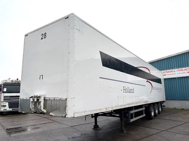 Pacton / JUMBO 3-AXLE CLOSED BOX WITH FULL STEEL CHASSIS (BPW-AXLES / DRUM BRAKES / ABS BRAKE SYSTEM / 13.60 METER) - Semi-remorque fourgon: photos 1 Pacton / JUMBO 3-AXLE CLOSED BOX WITH FULL STEEL CHASSIS (BPW-AXLES / DRUM BRAKES / ABS BRAKE SYSTEM / 13.60 METER) - Semi-remorque fourgon: photos 1