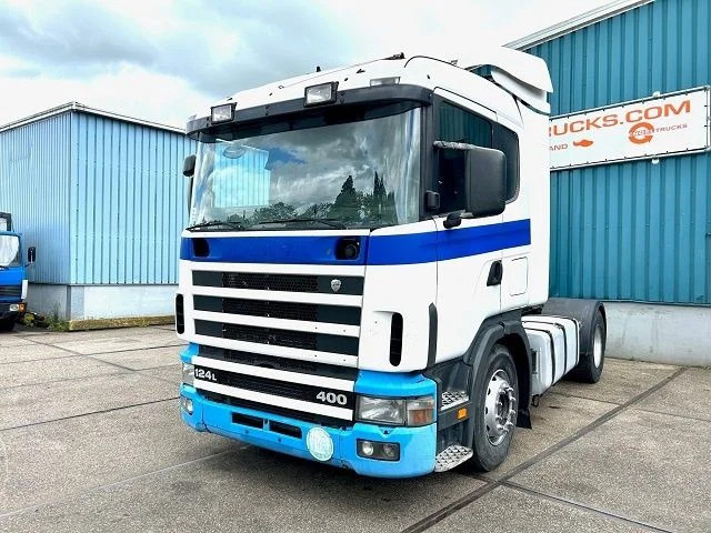 Scania R124-400 L 4x2 SLEEPERCAB ADR/VLG (2 FUEL LINES!!) (EURO 2 / 12 GEARS MANUAL GEARBOX / RETARDER / BLOWER / P.T.O. / AIRCONDITION - Tracteur routier: photos 1 Scania R124-400 L 4x2 SLEEPERCAB ADR/VLG (2 FUEL LINES!!) (EURO 2 / 12 GEARS MANUAL GEARBOX / RETARDER / BLOWER / P.T.O. / AIRCONDITION - Tracteur routier: photos 1