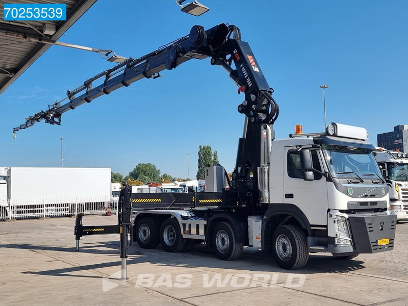 Volvo FM 420 8X2 Repaired Damage Hiab X-Hipro 1058E-6 Kran Crane Lift-Lenkachse - Camion, Camion grue: photos 3 Volvo FM 420 8X2 Repaired Damage Hiab X-Hipro 1058E-6 Kran Crane Lift-Lenkachse - Camion, Camion grue: photos 3